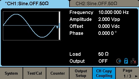 按Utility> CH Copy Coupling